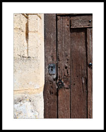 Cliquez pour agrandir Fermeture d'époque du portail de l'église de Champosoult