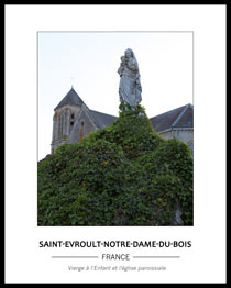 Cliquez pour agrandir Eglise du village de Saint-Evroult et Notre-Dame