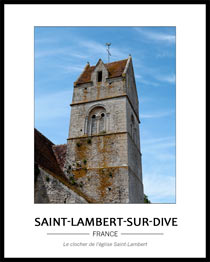 Cliquez pour agrandir Clocher, église Saint-Lambert XIIe siècle