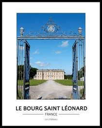 Grille d'enceinte du ch�teau du Bourg Saint L�onard