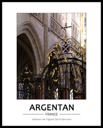 Grille du c�ur de l'�glise Saint-Germain