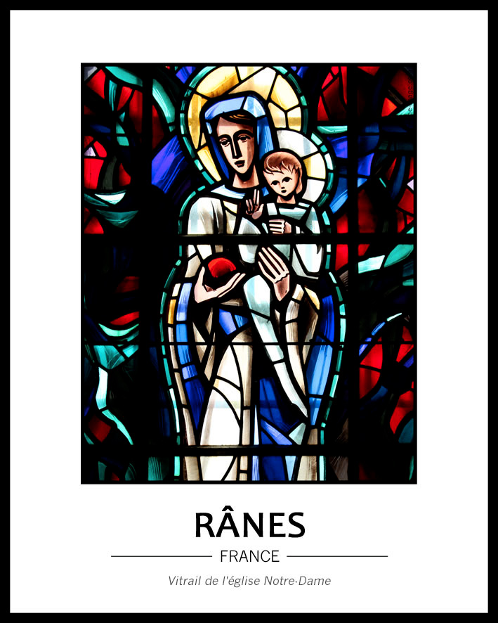 Cliquez pour agrandir vitrail de Notre Dame du Chêne