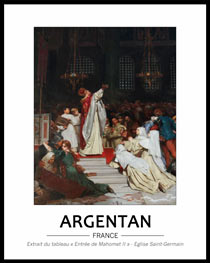 Cliquez pour agrandir Mahomet II à Constantinople