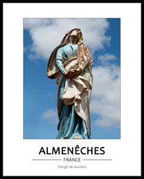Cliquez pour agrandir Vierge de douleur aux abords de l'église Saint-Opportune